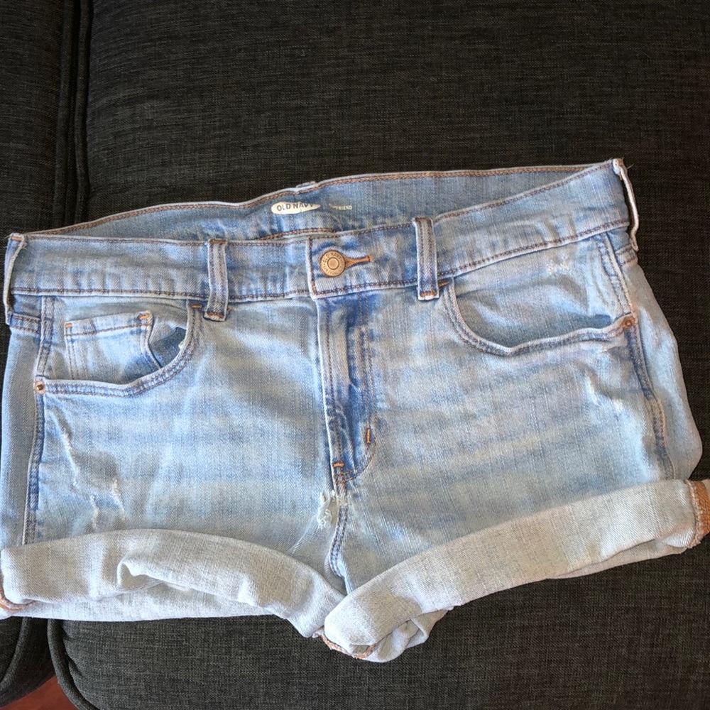 Boyfriend Denim Shorts